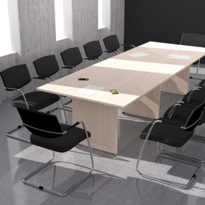 Mesa De Reunion Con Modulos Según Diseño